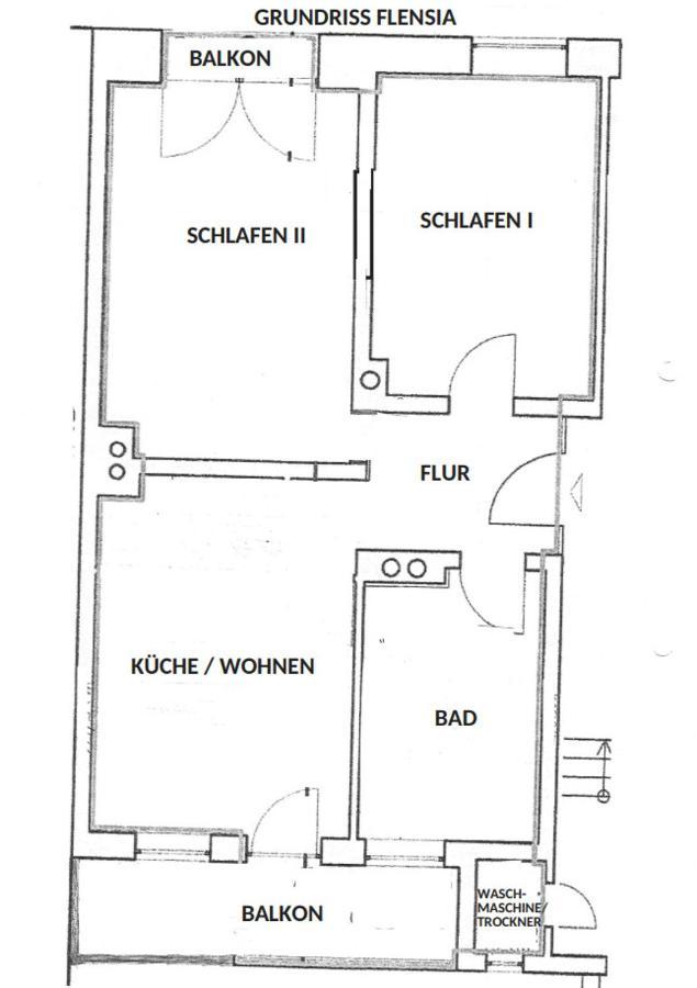 Fewo1846 - Flensia - Geschmackvoll Eingerichtete Wohnung Mit 2 Schlafzimmern Und Balkon Flensburg Buitenkant foto